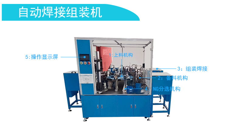 　　自动焊接组装机将上料、、、焊接、、、组装、、、扣上橡胶环等十二道工序举行全自动事情，，显示屏操作浅易解放双手，，高效节约时间本钱，，机械接纳超声波焊接功效，，智能检测遗漏产品和不良产品的分选。！！！；抵饕浼选用着名品牌，，机械清静耐用，，运行稳固可靠。！！！  　　产品详细:  　　型号:GST-YYG201A  　　电压:220VAC  　　功率:2000W  　　产能:600/H  　　尺寸:280*250*220CM  　　重量:1000KG  　　配件:信捷  　　电压频率:50Hz±2%  　　PLC:三凌  　　显示器：：威伦通  　　变频器:汇川  　　振盘：：创优  　　CCD视觉:基恩